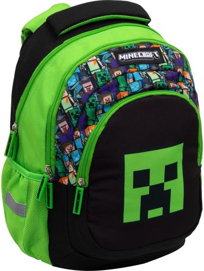 Kuprinė Astra MINECRAFT GREEN, 3 sk., 39 cm