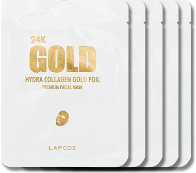 Veido kaukė LAPCOS Hydra Collagen Gold Foil