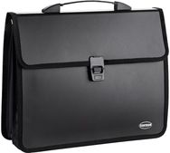 Dėklas plastikinis CENTRUM, su rankena, A4, 2 sk., 2 sp.