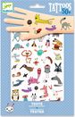Laikinosios tatuiruotės DJECO Little critters (50+ tattoos)
