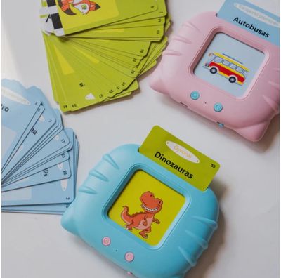 Kalbančios kortelės ABĖCĖ, dvispalvės, įvairių rūšių