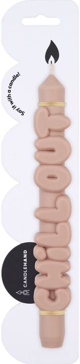 Žvakė 3D CHILL OUT, kreminė