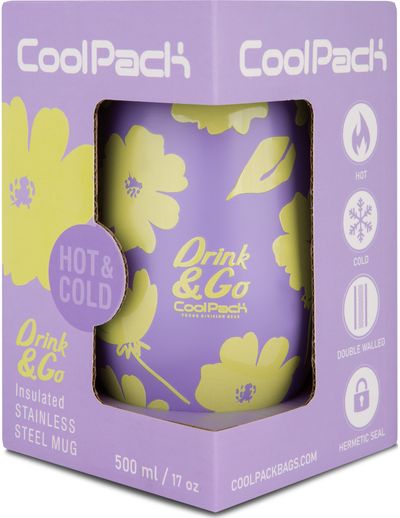 Termo puodelis COOLPACK Lila, 500 ml