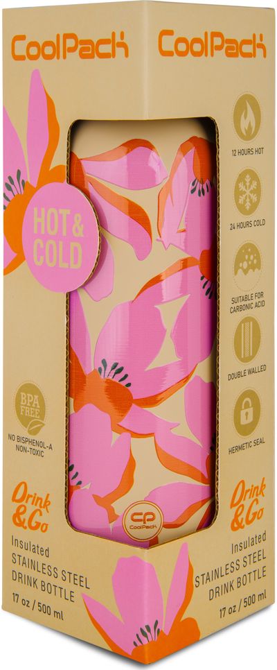 Termo gertuvė COOLPACK Rosa, 500 ml