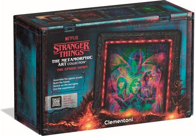 Dėlionė CLEMENTONI The Metamorphic Art Collection: Stranger Things – The Upside Down, 520 detalių, šviečianti