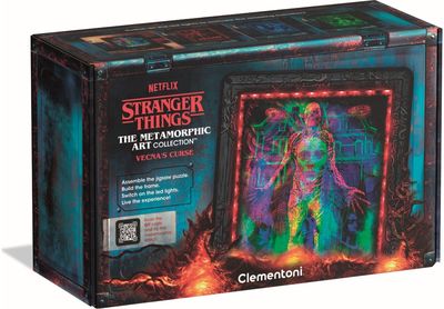 Dėlionė CLEMENTONI The Metamorphic Art Collection: Stranger Things – Vecna, 520 detalių, šviečianti