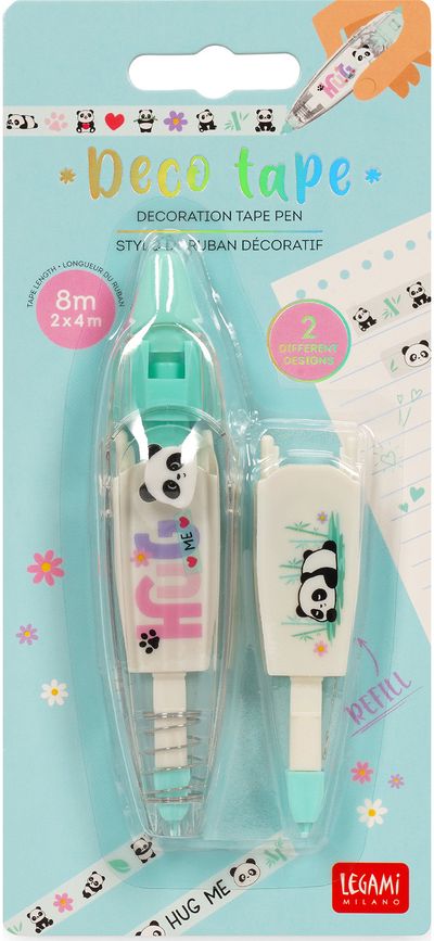 Dekoracinė lipni juostelė laikiklyje LEGAMI Panda