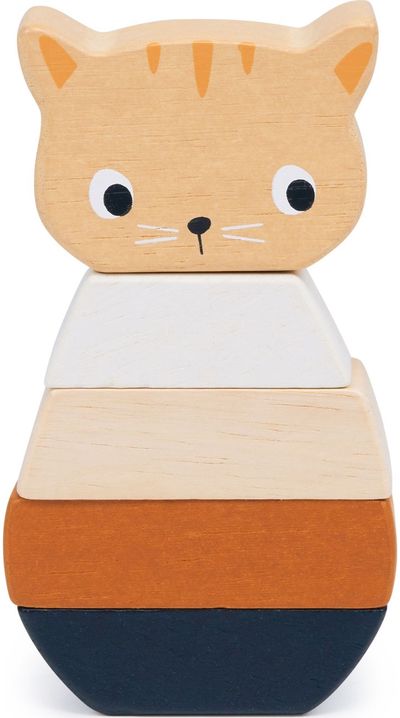 Medinis žaislas suveriamas bokštas MENTARI Kačiukas