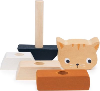 Medinis žaislas suveriamas bokštas MENTARI Kačiukas