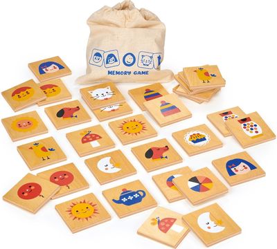 Medinis lavinamasis žaislas MENTARI Atminties žaidimas