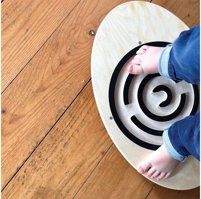 Medinis lavinamasis žaislas MENTARI Balansinė lenta