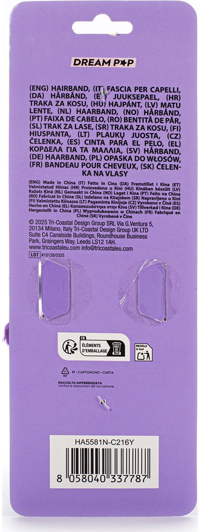 Pūkuotas lankelis TCD Unicorn