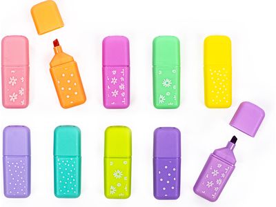 Žymeklių rinkinys POSH+POP Btw Pastel, 5 vnt.