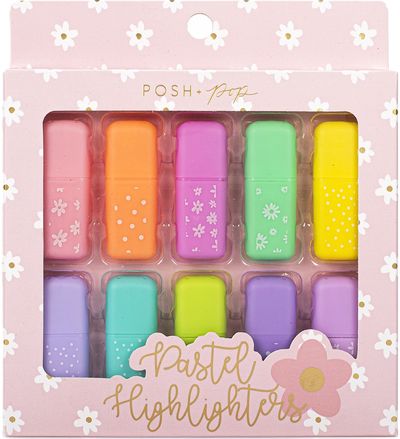 Žymeklių rinkinys POSH+POP Btw Pastel, 5 vnt.