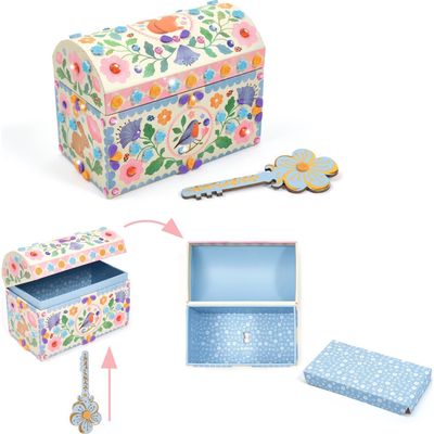 Kūrybinis rinkinys DJECO DIY Mosaics & Sticker paslapčių dėžutė