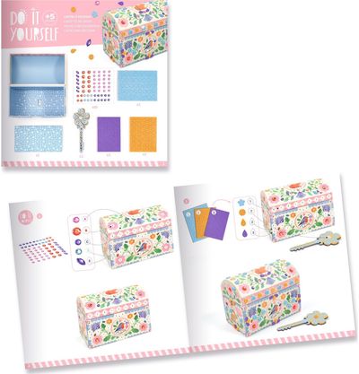 Kūrybinis rinkinys DJECO DIY Mosaics & Sticker paslapčių dėžutė