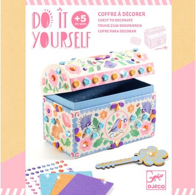 Kūrybinis rinkinys DJECO DIY Mosaics & Sticker paslapčių dėžutė