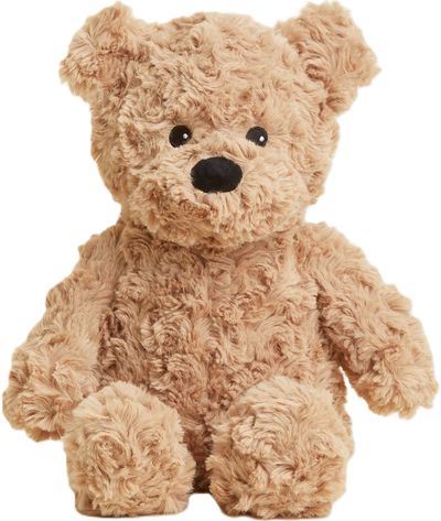 Šildomas pliušinis žaislas WARMIES meškutis Brown Curly Bear (standartinis dydis )