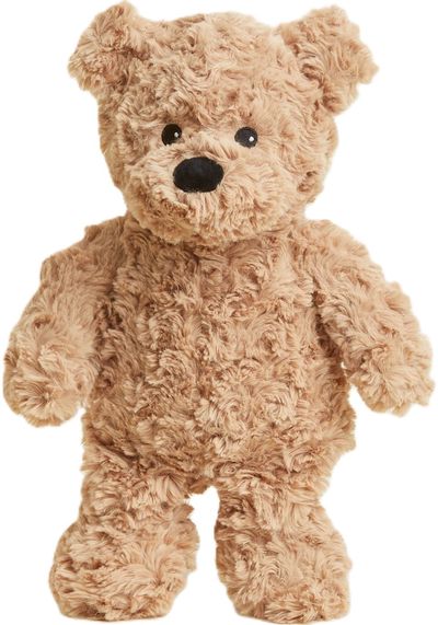 Šildomas pliušinis žaislas WARMIES meškutis Brown Curly Bear (standartinis dydis )