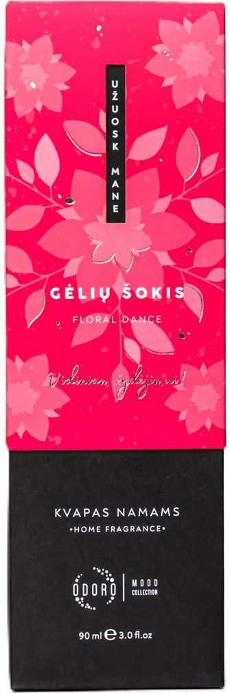 Namų kvapas ODORO MOOD Gėlių šokis