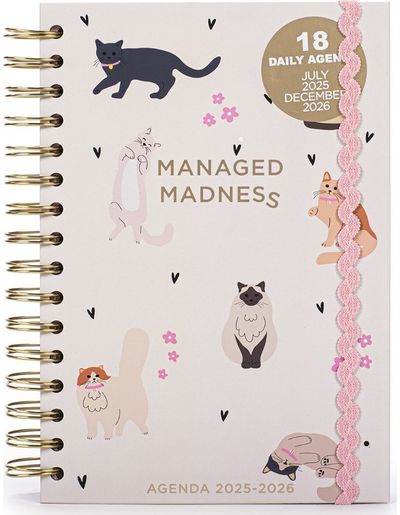 Darbo knyga TCD 2026 MANAGED MADESS (EN), 18 mėn.