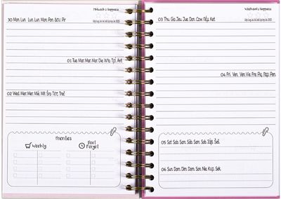 Darbo knyga TCD 2026 MANAGED MADESS (EN), 18 mėn.