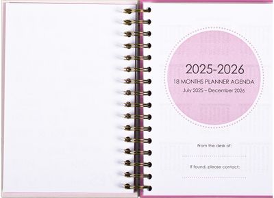 Darbo knyga TCD 2026 MANAGED MADESS (EN), 18 mėn.