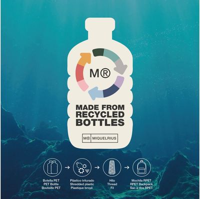 Penalas MR Rider Black, RPET, 3 sk.