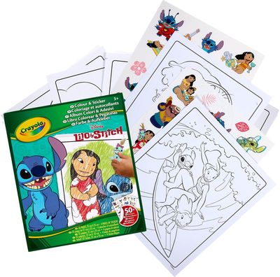 CRAYOLA Lilo&Stitch Spalvinimo rinkinys su lipdukais