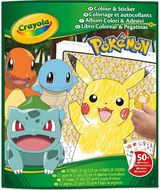 CRAYOLA POKEMON Spalvinimo rinkinys su lipdukais