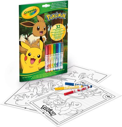 CRAYOLA POKEMON Spalvų ir veiklos rinkinys