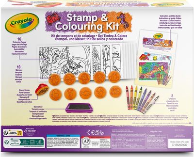 CRAYOLA Spalvinimo rinkinys su antspaudukais