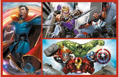 TREFL AVENGERS Dėlionių rinkinys, 2 x 70 det.