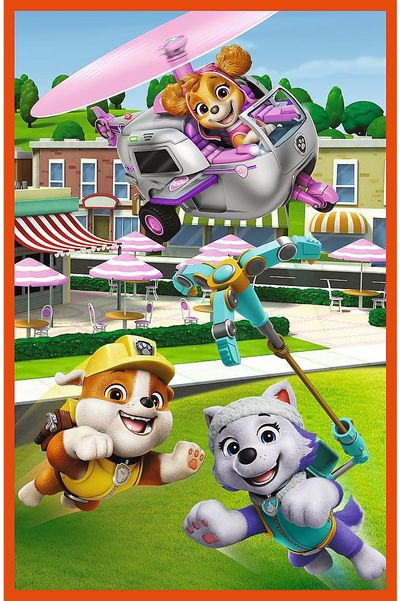 TREFL PAW PATROL Dėlionių rinkinys Šunyčių komanda, 3 x 80 det.
