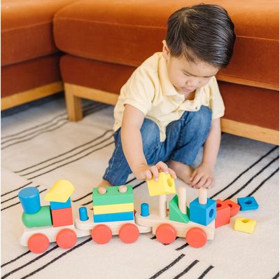 MELISSA & DOUG Traukinukas iš formelių