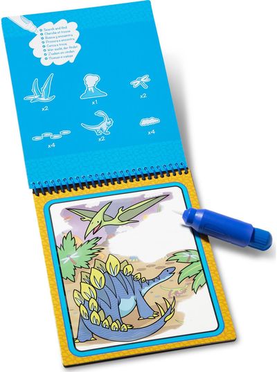 MELISSA & DOUG WATER WOW! Piešimo vandeniu rinkinys Dinozaurai