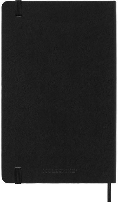 Darbo knyga Moleskine 18 mėn., 2025–26, 13 x 21 cm, juoda