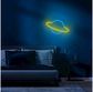 Dekoracija LED NEON Saturnas, geltona–mėlyna, 5 V USB/3x AA