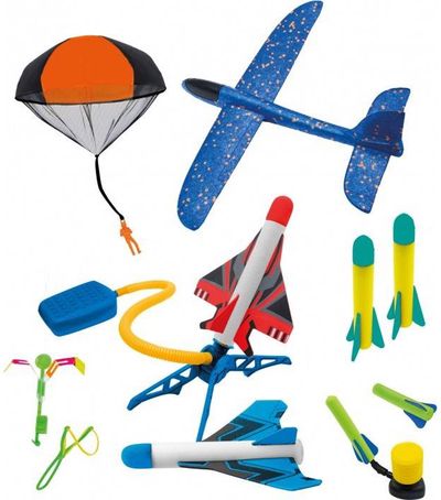 Rinkinys tyrinėjimui BUKI Skraidymo mokslas, 6 modeliai