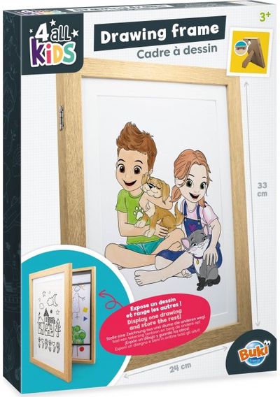 Piešinių rėmas BUKI, vaikų piešiniams saugoti ir eksponuoti