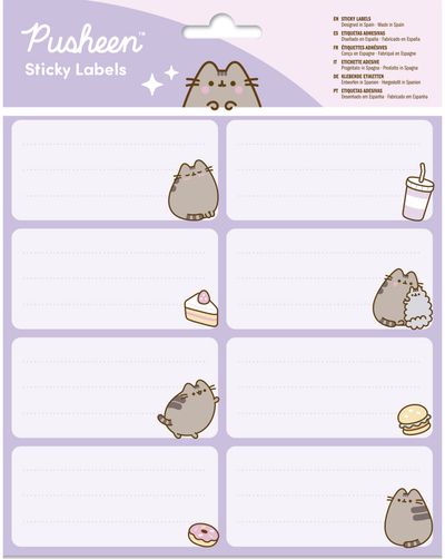 Lipdukai sąsiuviniams PUSHEEN THE CAT