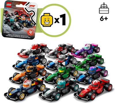 LEGO Minifigurs F1® kolekciniai lenktyniniai automobiliai