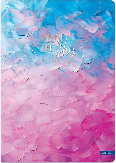 Sąsiuvinis LASTVA Sky, A5+, 80 g/m2, 60 l., langeliais, įv. rūšių