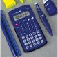 Mokslinis skaičiuotuvas MILAN, 228 funkcijų, mėlynos spalvos