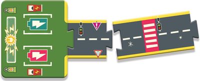 Dėlionė - trasa DJECO CRAZY MOTORS City Circuit 24 det.