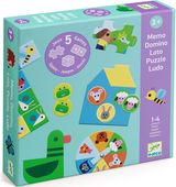 Lavinamųjų žaidimų rinkinys DJECO Ūkyje, 5 žaidimai