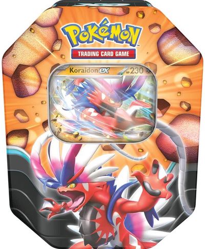 Kortelės Pokémon TCG: Slashing Legends Ex Tin, įv. rūšių