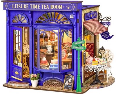 Modeliavimo rinkinys ROBOTIME Leisure Time Tea Room