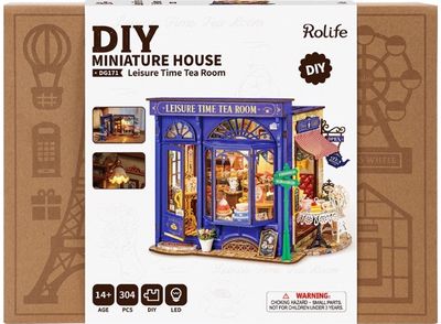 Modeliavimo rinkinys ROBOTIME Leisure Time Tea Room
