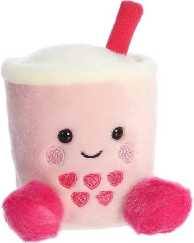Pliušinis žaislas AURORA PALM PALS  bubble tea puodelis, 11 cm